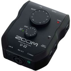 ZOOM U-22 - Interface audio 2 entrées / 2 sorties - USB 2.0