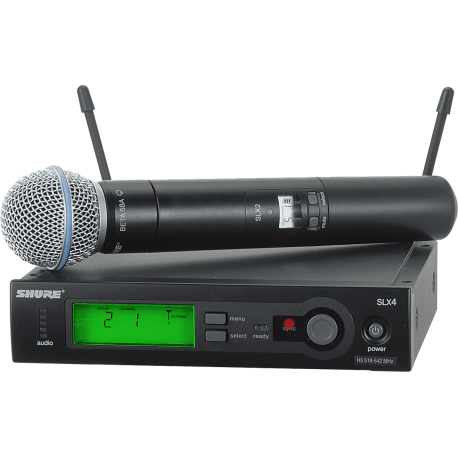 SHURE Système main Beta58 - Bande J3 - 572 à 596 MHz