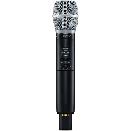 SHURE Emetteur main SM86 - Bande H56 - 518-562 MHz
