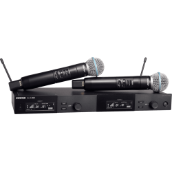 SHURE Système complet double SLX-D main Beta58 - 470-514 MHz