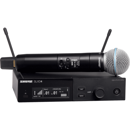 SHURE Système complet Main Beta58 - Bande H56 - 518-562 MHz
