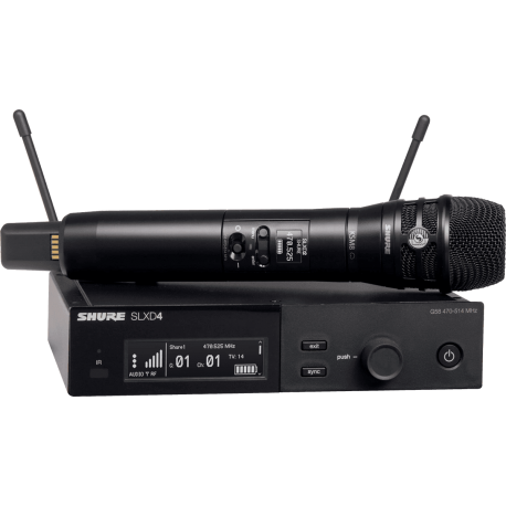 SHURE Système complet Main KSM8 noir - Bande J53 - 562-606 MHz