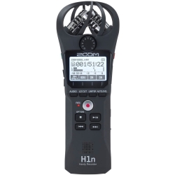 ZOOM H1n - Enregistreur 2 pistes portable - couple microphone X/Y - noir