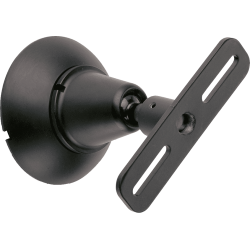 EUROMET Fixation murale ronde nylon noire