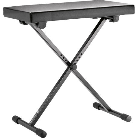 K&M Banc de clavier avec assise en simili cuir