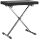 K&M Banc de clavier avec assise en tissu