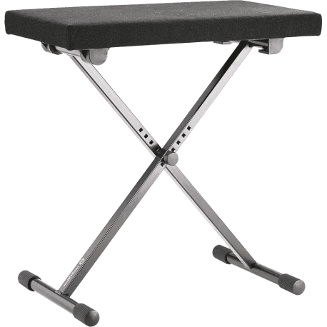 K&M Banc de clavier avec assise en tissu