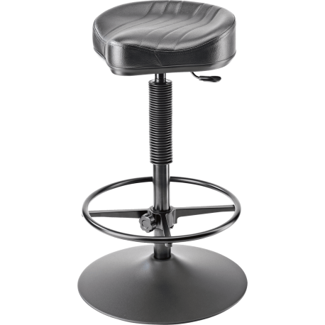 K&M Tabouret ergonomique siège pneumatique base ronde