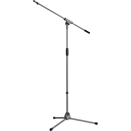 K&M Pied perche de micro gris