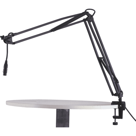 K&M Perche de micro de table avec câble
