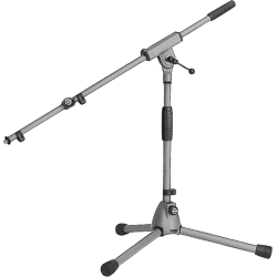 K&M PIED MIC BAS & PERCHE TELESC