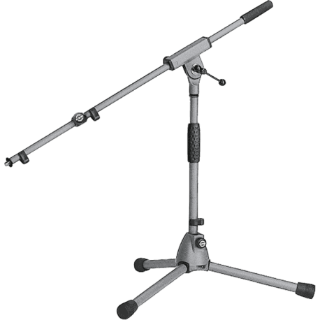 K&M PIED MIC BAS & PERCHE TELESC