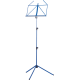 K&M Pupitre pliable métal bleu