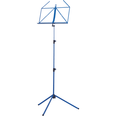 K&M Pupitre pliable métal bleu