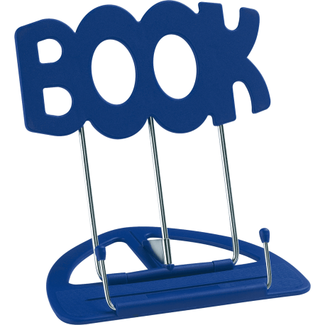 K&M Pack de 12 pupitres de table bleus Book