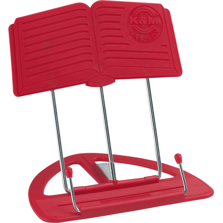 K&M Pack de 12 pupitres de table rouges UniBoy