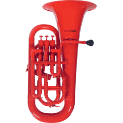 COOLWIND Euphonium Sib en plastique rouge