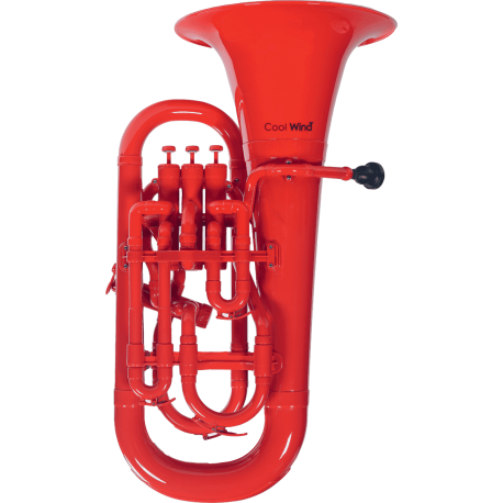 COOLWIND Euphonium Sib en plastique rouge