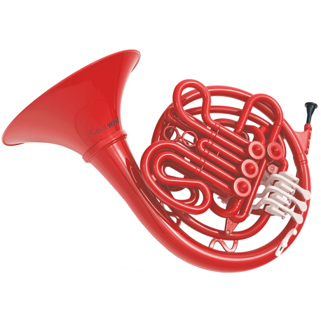 COOLWIND Cor d'harmonie en plastique rouge