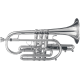 GETZEN Cornet Sib professionnel plaqué argent 800S