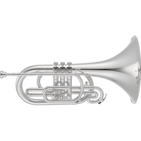 JUPITER Mellophone de défilé nickelé JMP1000MN