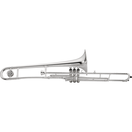 JUPITER Trombone à pistons Ut plaqué argent JTB720VS