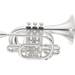 JUPITER Trompette de poche plaquée argent JTR710S