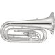 JUPITER Tuba de défilé argenté JTU1030MS