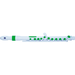 NUVO Flûte traversière ABS tête donut blanche et verte
