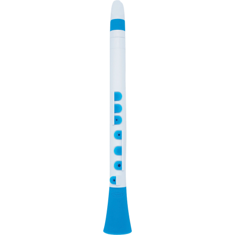 NUVO Clarinette d'éveil ABS blanche et bleue