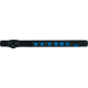 NUVO Flûte traversière d'éveil ABS noire et bleue