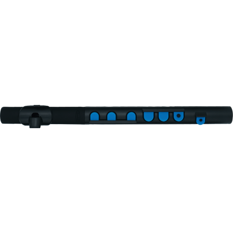 NUVO Flûte traversière d'éveil ABS noire et bleue
