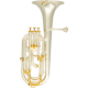 SML PARIS Saxhorn baryton 3+1 pistons plaqué argent