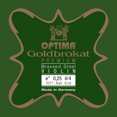 OPTIMA Cordes Violon Goldbrokat Premium en laiton