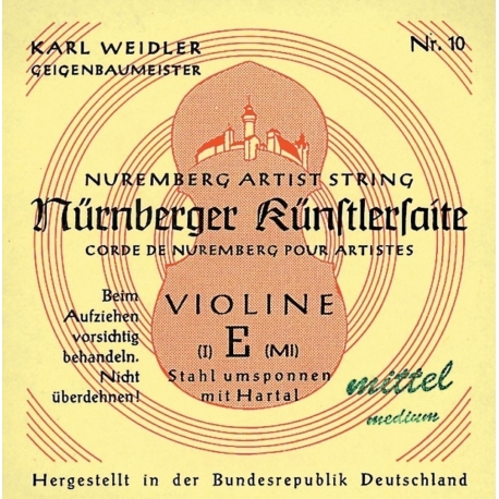 NÜRNBERGER Cordes Violon Künstler Noyau corde