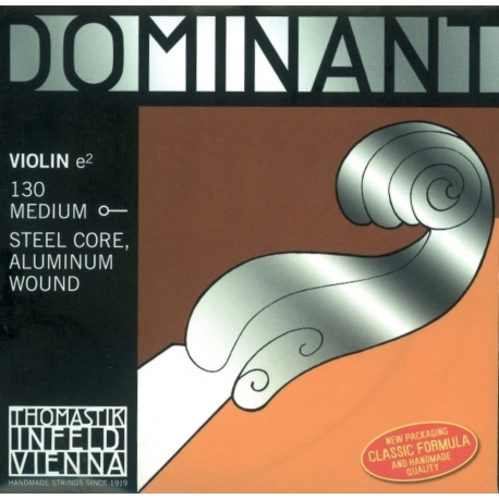 THOMASTIK-INFELD Cordes Violon Dominant Noyau plein nylon