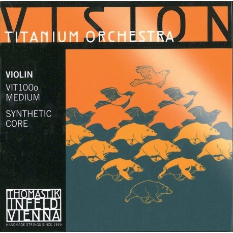 THOMASTIK-INFELD Cordes Violon Vision Titanium Orchestra Noyau synthétique