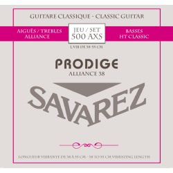 SAVAREZ Cordes guitare classique Prodige 38 tailles 1/8-3/4