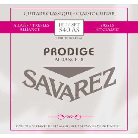SAVAREZ Cordes guitare classique Prodige 38 tailles 1/8-3/4