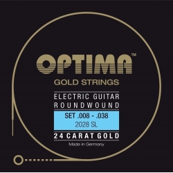 OPTIMA Corde guitare électrique Gold Strings Round Wound
