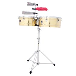 LATIN PERCUSSION Timbales Prestige Solid Brass