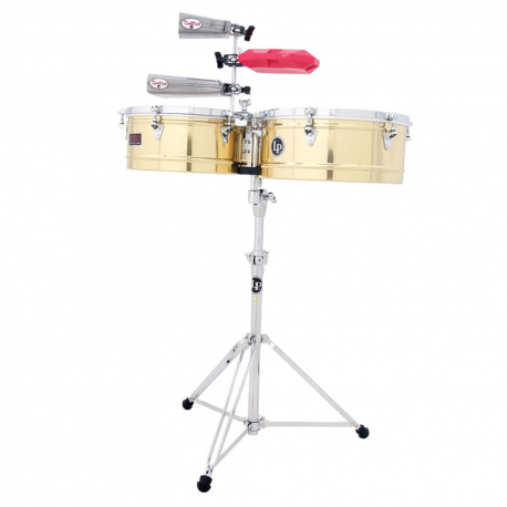 LATIN PERCUSSION Timbales Prestige Solid Brass