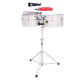 LATIN PERCUSSION Timbales Tito Puente Stainless Steel