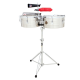 LATIN PERCUSSION Timbales Tito Puente Stainless Steel