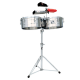 LATIN PERCUSSION Timbales Tito Puente Stainless Steel