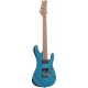 IBANEZ MM7 Transparent Aqua Blue Martin Miller