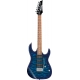 IBANEZ GRX70QA Transparent Blue Burst