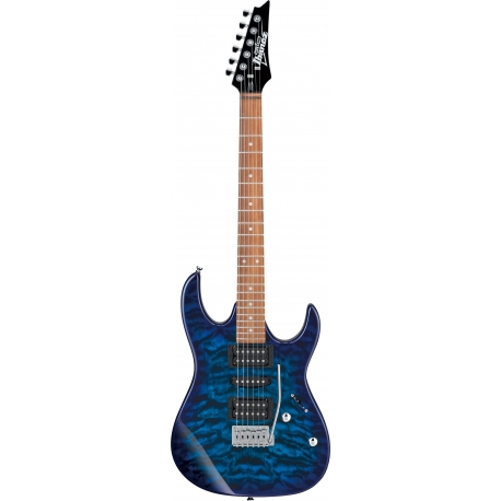 IBANEZ GRX70QA Transparent Blue Burst