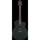 IBANEZ JGM10 Black Satin Top, Natural High Gloss Back and Sides Jon Gomm