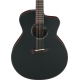 IBANEZ JGM10 Black Satin Top, Natural High Gloss Back and Sides Jon Gomm